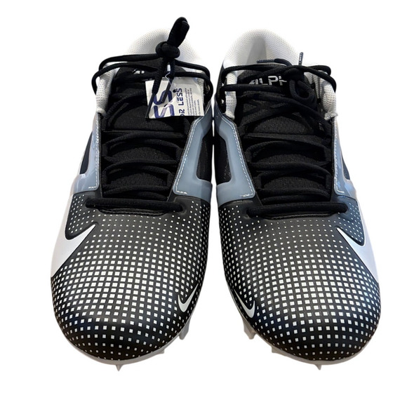 Nike Alpha Menace 4 Pro Football Cleats Black White FZ7702-005 - Men\'s Size 12 main image 7